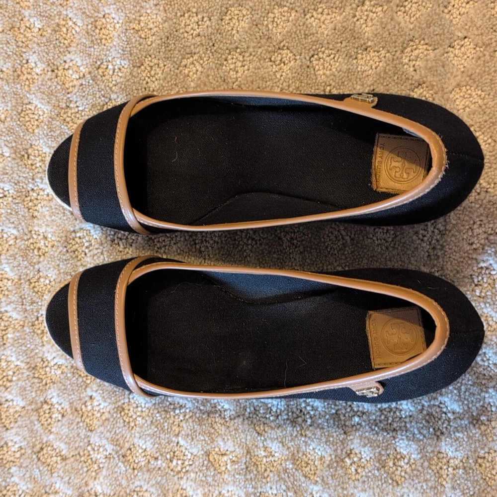 Tory Burch Wedged Raffia Espadrille Platform Sandals - Picture 11 of 13